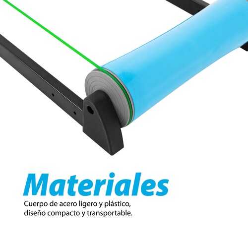 Rodillo para Bicicleta Estática Altera, Soporte de Equilibrio Plegable con 3 Cilindros para Bicicleta