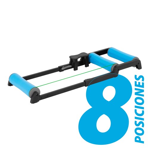 Rodillo para Bicicleta Estática Altera, Soporte de Equilibrio Plegable con 3 Cilindros para Bicicleta