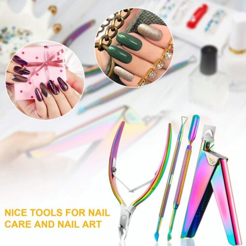 Kit Manicure Instrumental Alicates Pedicura Cortador De Uñas