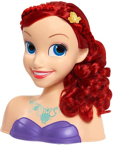 Princesa Ariel Cabeza Para Peinar 10 Accesorios Disney.
