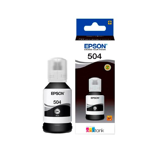 Kit De 4 Tintas Epson T504 Negro, Cyan, Magenta, Yellow