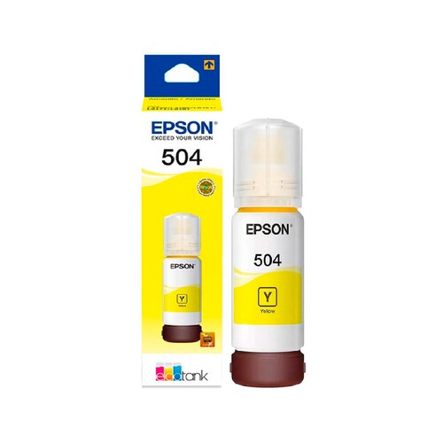 Kit De 4 Tintas Epson T504 Negro, Cyan, Magenta, Yellow