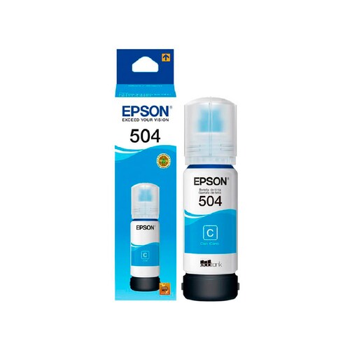 Kit De 4 Tintas Epson T504 Negro, Cyan, Magenta, Yellow