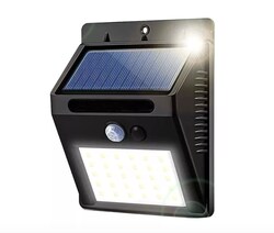 Lampara Led Solar Reflector Exterior Jardin Sensor Luz