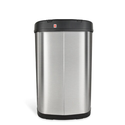 Bote de Basura con Sensor Automático, Grande 50 L. Acero Inoxidable. Cocina u Oficina Sin Contacto