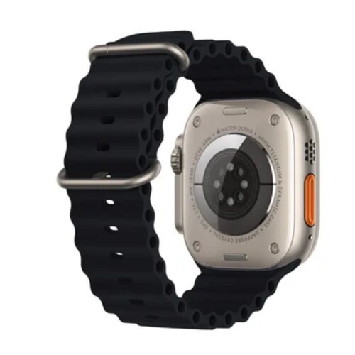Smartwatch T900 Ultra Naranja Bluetooth Reloj Inteligente Recargable Carga Inalambrica