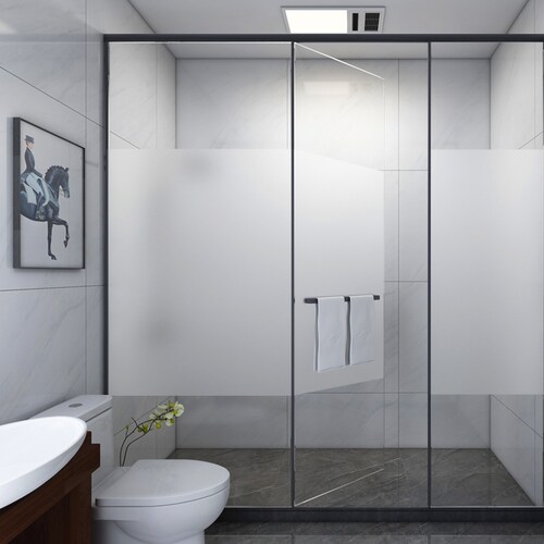 Vinilo Decorativo  Película De Privacidad Para Ventanas Blanco Matte 3mx45cm
