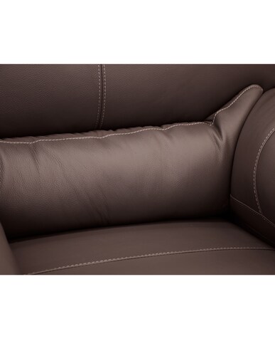Sala de Piel Genuina Sofa,Love y Sillón Lisboa Color Chocolate - ConfortoPiel.