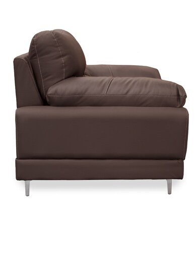 Sillón Individual de piel Genuina Lisboa Color Chocolate - ConfortoPiel.
