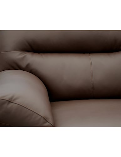 Sillón Individual de piel Genuina Isabela Color Chocolate - ConfortoPiel