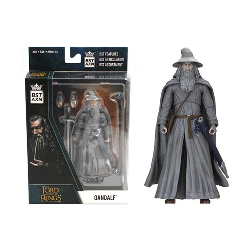 GANDALF Señor de los Anillos Figura de acción BST AXN The Lord of the Rings