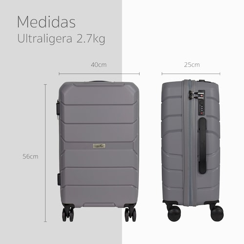 Maleta Carry On  Ruedas 360  Equipaje Mano Rigida