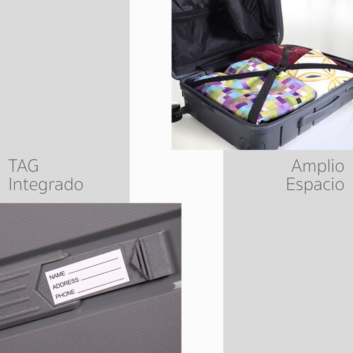 Maleta Carry On  Ruedas 360  Equipaje Mano Rigida