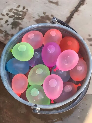 Globos De Agua 555pzs Happy Baby Balloons Bunch Juguete Agua 