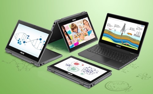 Mini Laptop Asus Br1100fk 2 En 1 4gb 64gb Ssd Windows Office