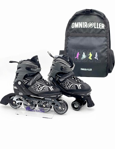 Patines 3 en 1 Blazer Con Fundas y Maleta Omniroller de Regalo!