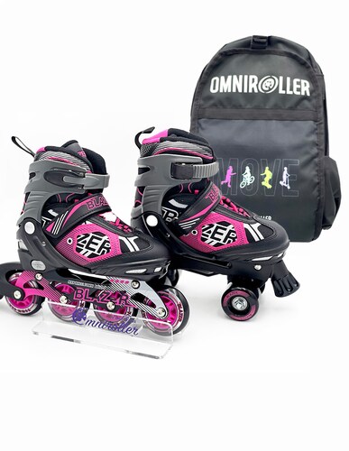 Patines 3 en 1 Blazer Con Fundas y Maleta Omniroller de Regalo!