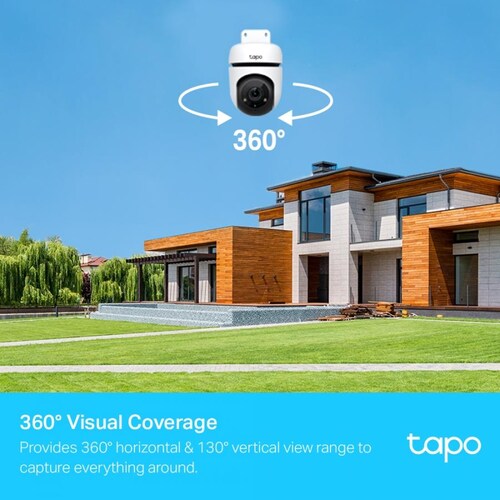 Camara De Vigilancia Tp-Link TAPO C500 HD WI-FI Vision Nocturna Rotatoria Exterior