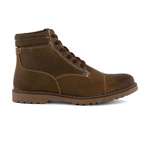 Botín En Cuero Vacuno Genuino Casual Estilo Outdoor Urbano Para Hombre.