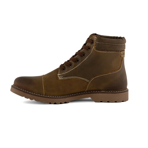 Botín En Cuero Vacuno Genuino Casual Estilo Outdoor Urbano Para Hombre.