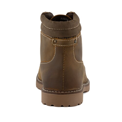 Botín En Cuero Vacuno Genuino Casual Estilo Outdoor Urbano Para Hombre.