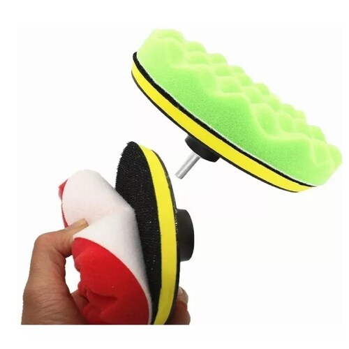 Kit Para Pulir Auto/borlas/ktaladro/esponjas 3 Inch 20 Pcs