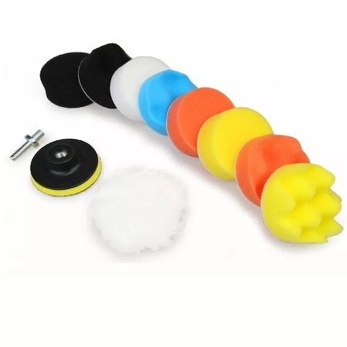 Juego De 11 Esponjas Para Pulir Auto De 3 Pulgadas