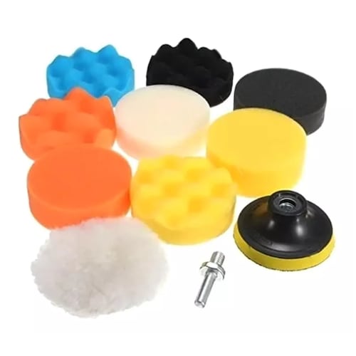 Juego De 11 Esponjas Para Pulir Auto De 3 Pulgadas
