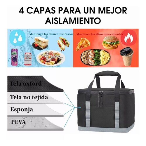 Hielera Portatil 12.5 L Mochila Bolsa Térmica Para 12 Latas