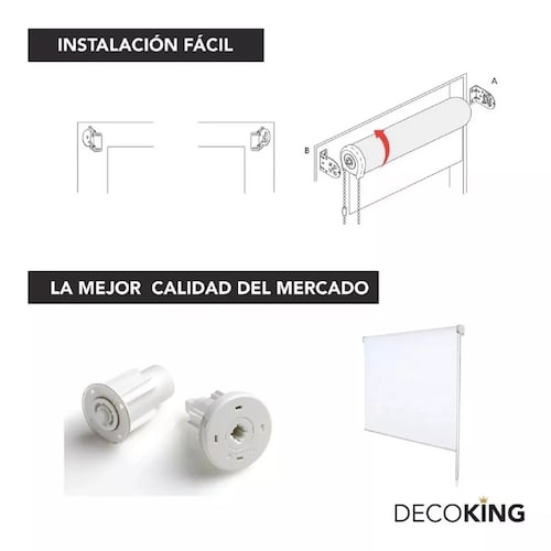 Persiana Enrollable Decoking Malla Solar 120cm x 200cm