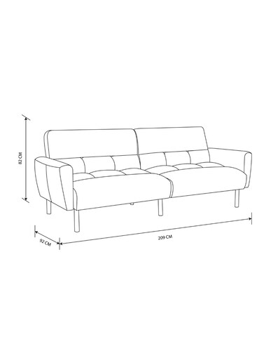 sofa cama easy living nirvana azul