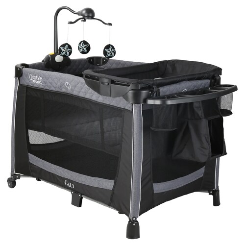 Cuna Corral de Lujo para Bebe Galy Infanti Negro