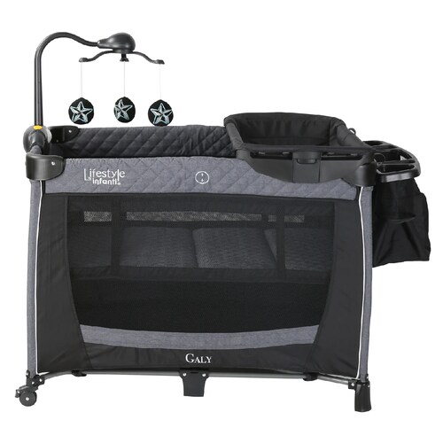 Cuna Corral de Lujo para Bebe Galy Infanti Negro