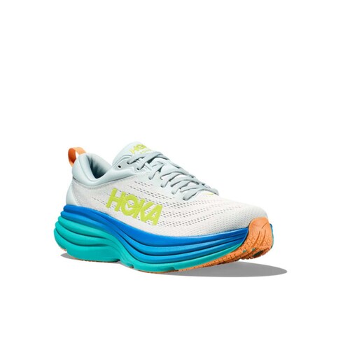 TENIS HOKA HOMBRE BLANCO / AZUL M BONDI 8 ICE FLOW / BIT OF BLUE 1123202IFBOB.