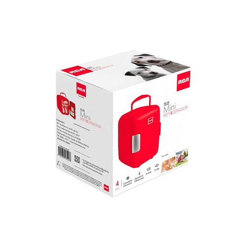 Mini Frigo Bar Rc-4r Rca Motor Silencioso Capacidad 6 Latas .