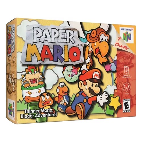 Paper Mario Físico En Caja Con Manual Nintendo 64