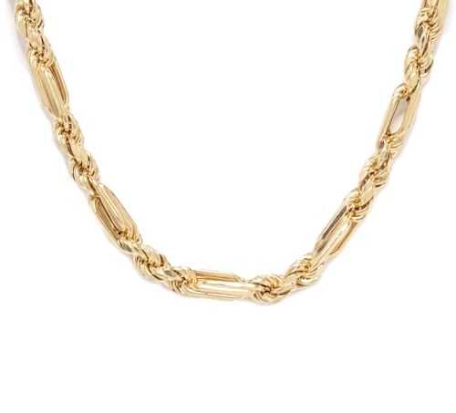 Cadena Torsal Oro Italiano 10 Kilates..