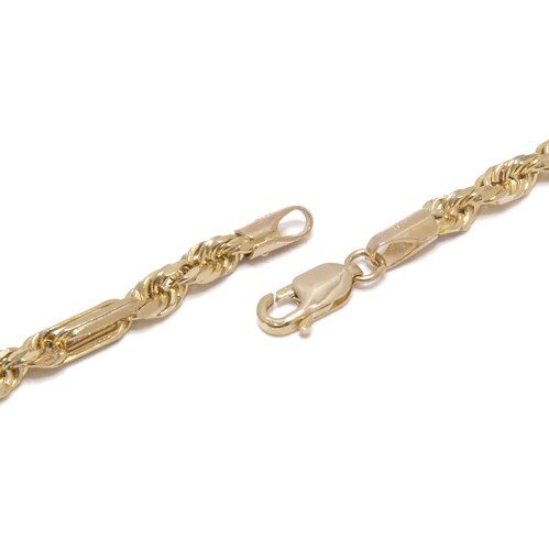 Cadena Torsal Oro Italiano 10 Kilates..