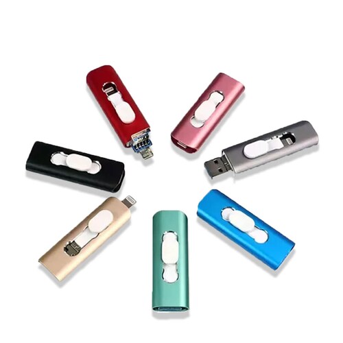 Memoria Usb 3 En 1 Usb Lightning, Android, Pc 1 Tera 1tb.