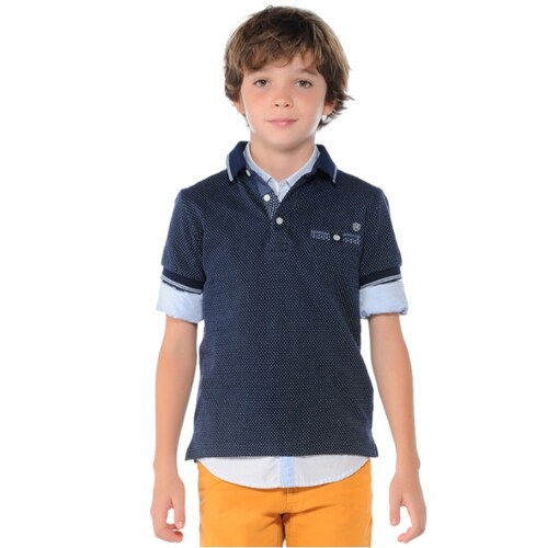 Polo Manga Corta Jacquard Nukutavake Mayoral Niño 610780