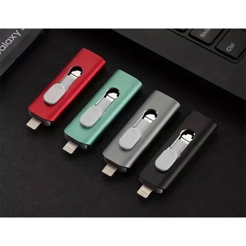 Memoria Usb 3 En 1 Usb Lightning, Android, Pc 1 Tera 1tb.