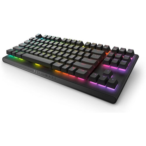 Teclado Gamer DELL Alienware Tenkeyless con retroiluminación RGB, USB,  en ingles 
