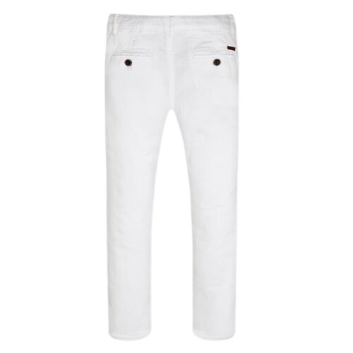 Pantalón L Tipo Chino Nukutavake Mayoral Niño Blanco - Main Image