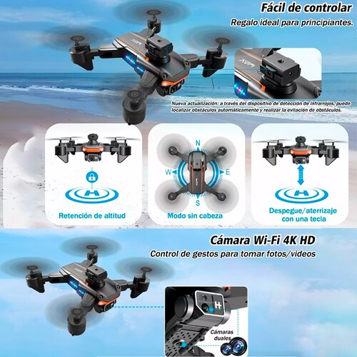 Mini Drone Con Camara Dual De Facil Maniobra.