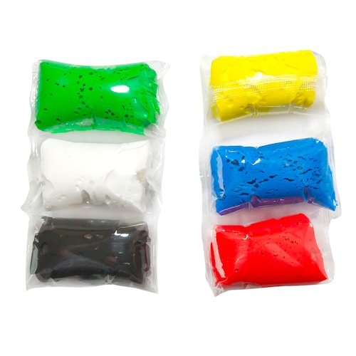 24 Fomi Moldeable Para Manualidades variedad de colores  Plastilina Antiestre .