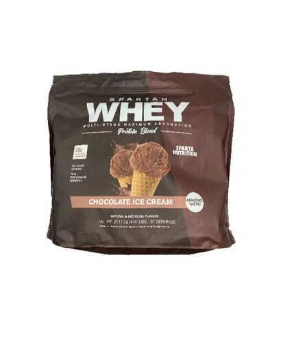 Spartan Whey  4.67 LB (67 serv) Sabor vainilla ice cream