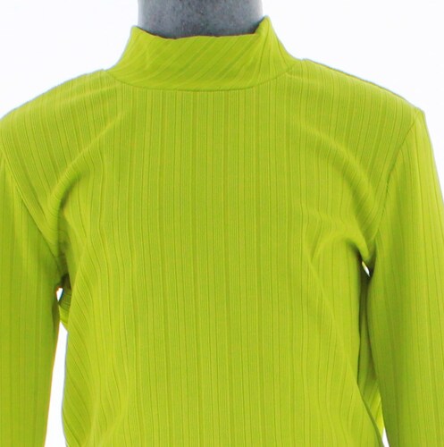 Blusa Niña Color Verde Lisa Cuello Alto 3517 2 A 16 Años