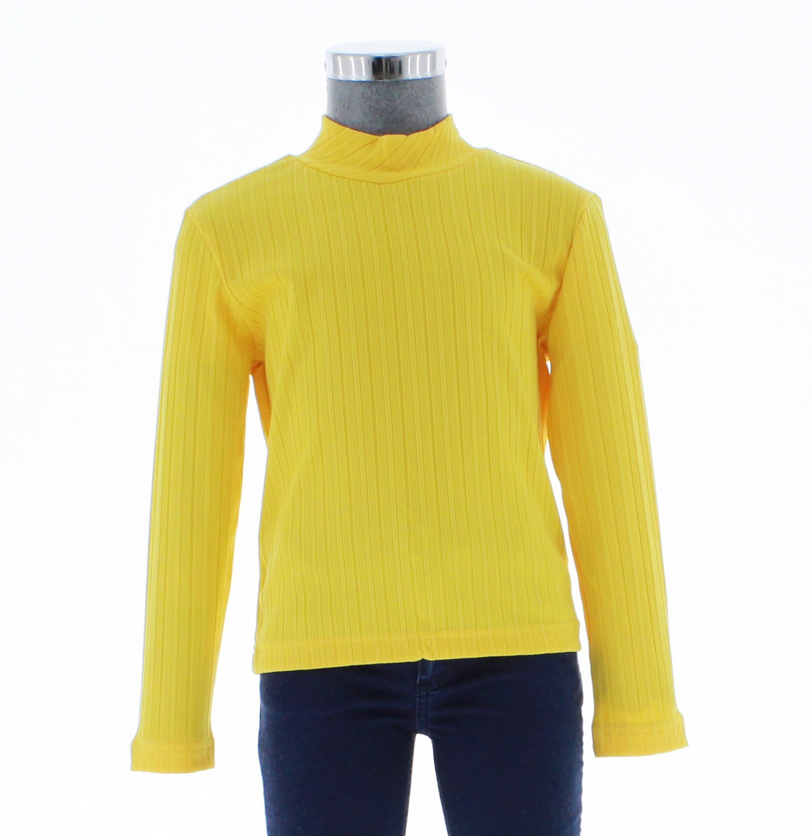 blusa manga larga amarilla