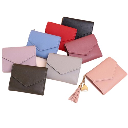 Cartera 12 Piezas Varios Colores Mayoreo Billetera Moda Dama Mujer Paquete