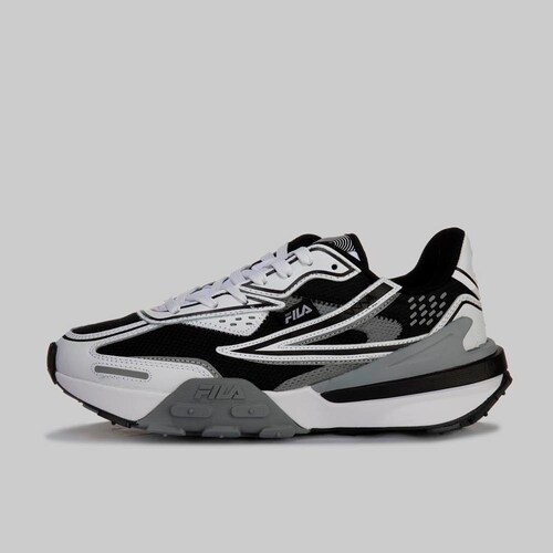 Tenis Fila Rapidride Negro Blanco Gris de Caballero Original.